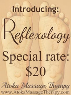 reflexology special rate
