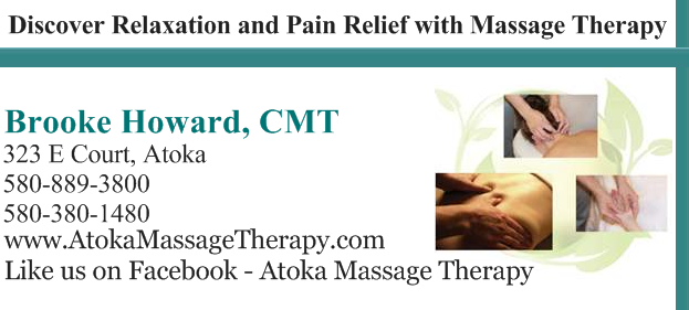 massage business card